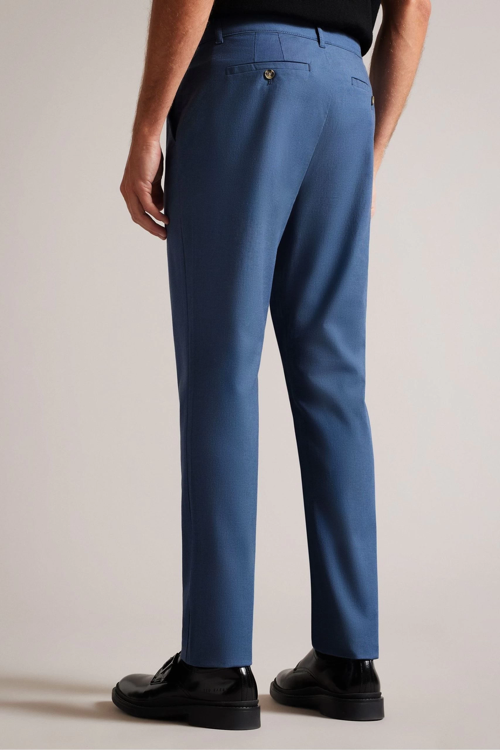 Ted Baker Blue Portmay Irvine Slim Fit Trousers 4 Ted Baker Blue Portmay Irvine Slim Fit Trousers - Image 2