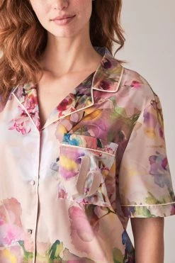 B By Ted Baker Satin Button Through Short Pyjama Set -Ted Baker Shop C67 272s5