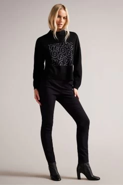 Ted Baker Elonia Black Long Sleeve Sweater 9 Ted Baker Elonia Black Long Sleeve Sweater -Ted Baker Shop C70722s3