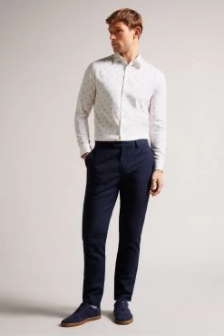 Ted Baker Kyme White Long Sleeve Ditsy Floral Shirt 9 Ted Baker Kyme White Long Sleeve Ditsy Floral Shirt -Ted Baker Shop C73190s3