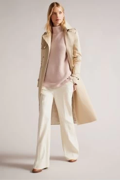 Ted Baker Oversized Dusky Pink Ruby Funnel Neck Sweater 9 Ted Baker Oversized Dusky Pink Ruby Funnel Neck Sweater -Ted Baker Shop C75697s3