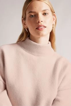 Ted Baker Oversized Dusky Pink Ruby Funnel Neck Sweater 10 Ted Baker Oversized Dusky Pink Ruby Funnel Neck Sweater -Ted Baker Shop C75697s4