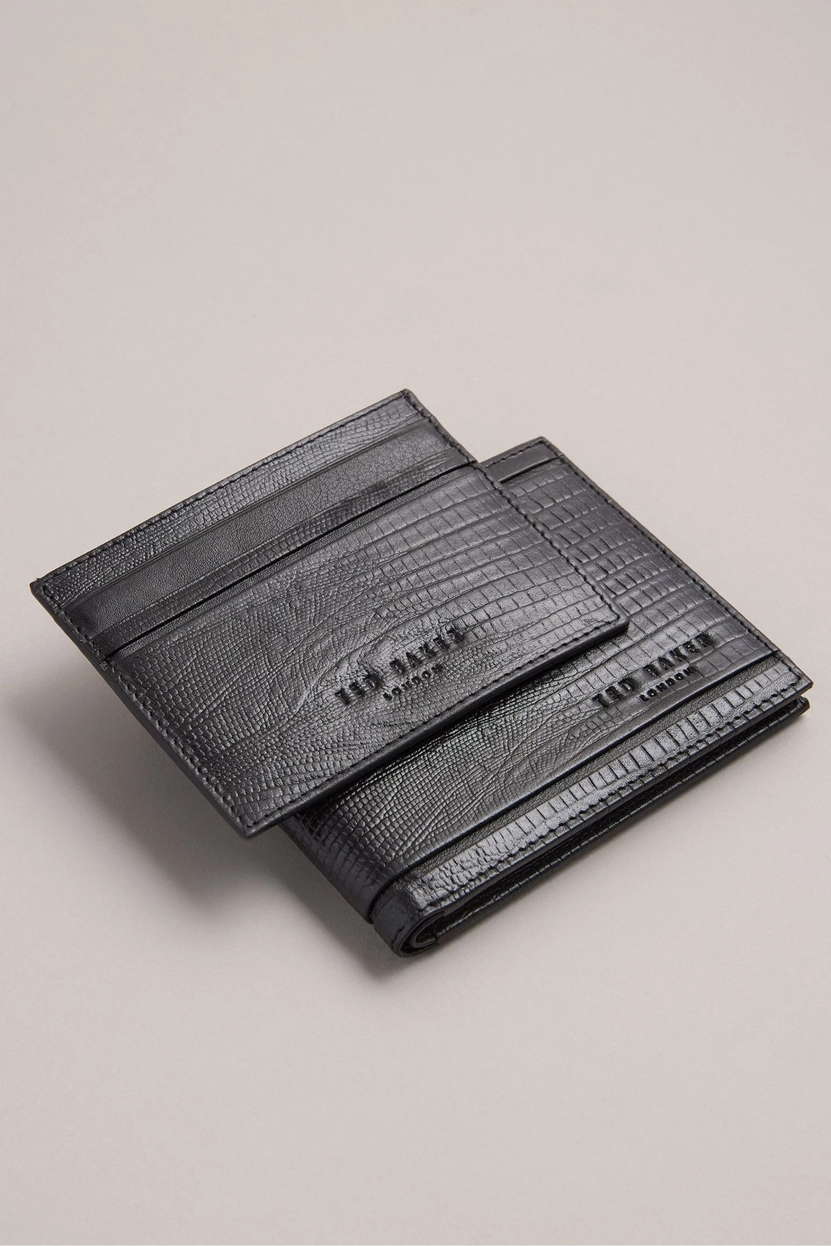 Ted Baker Stevset Black Wallet Cardholder Set 4 Ted Baker Stevset Black Wallet Cardholder Set - Image 2