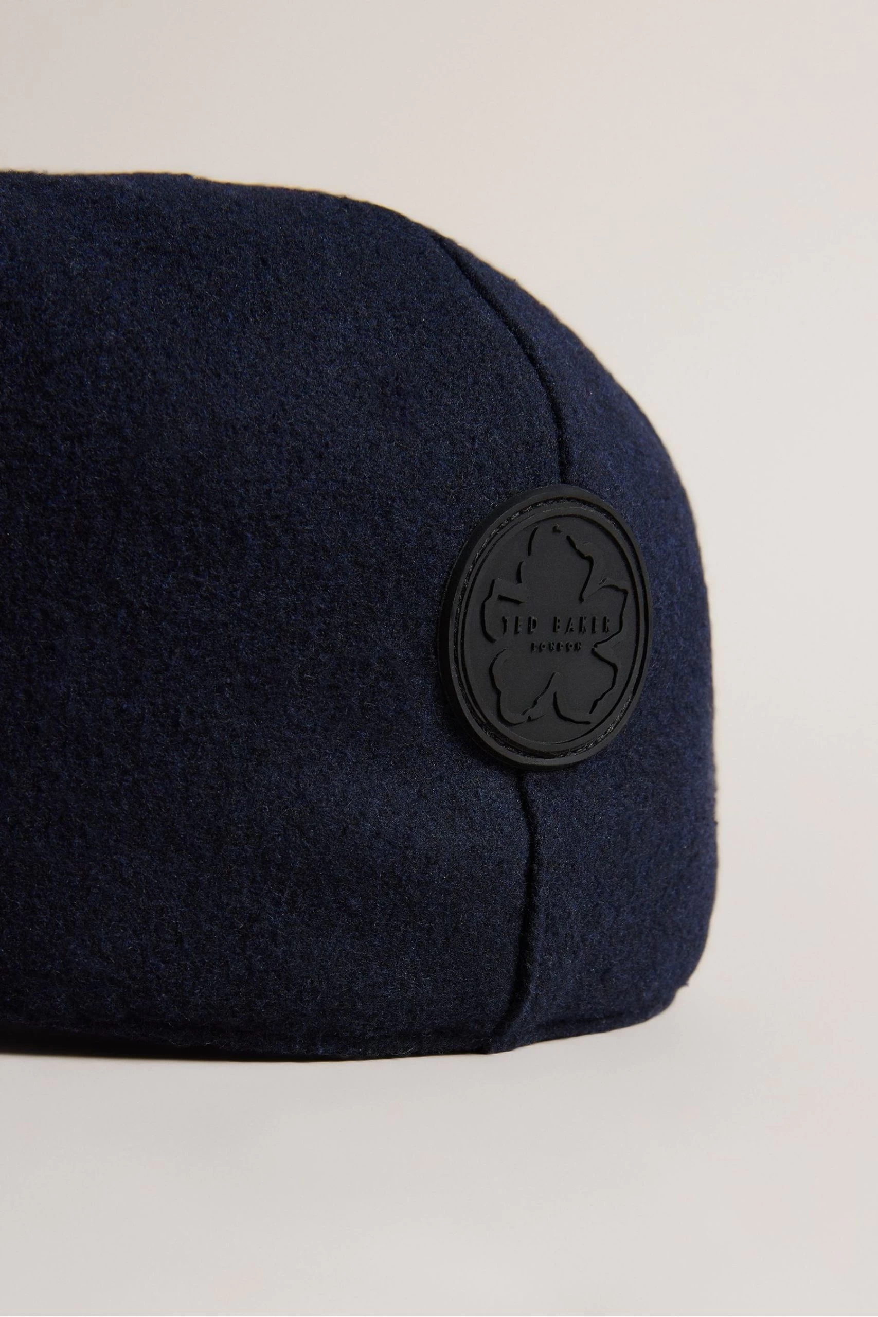Ted Baker Blue Alfrede Flat Cap 5 Ted Baker Blue Alfrede Flat Cap - Image 3