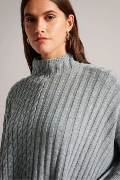 Ted Baker Grey Joilla Funnel Neck Jumper 10 Ted Baker Grey Joilla Funnel Neck Jumper -Ted Baker Shop C92077s4