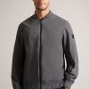 Ted Baker Grey Elmhurst Technical Stretch Bomber Jacket 1 Ted Baker Grey Elmhurst Technical Stretch Bomber Jacket -Ted Baker Shop C98415s