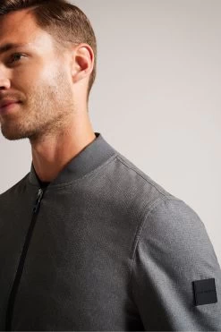 Ted Baker Grey Elmhurst Technical Stretch Bomber Jacket 10 Ted Baker Grey Elmhurst Technical Stretch Bomber Jacket -Ted Baker Shop C98415s4