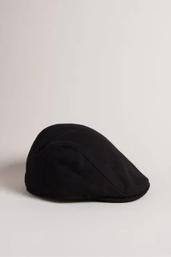 Ted Baker Alfrede Black Flat Cap