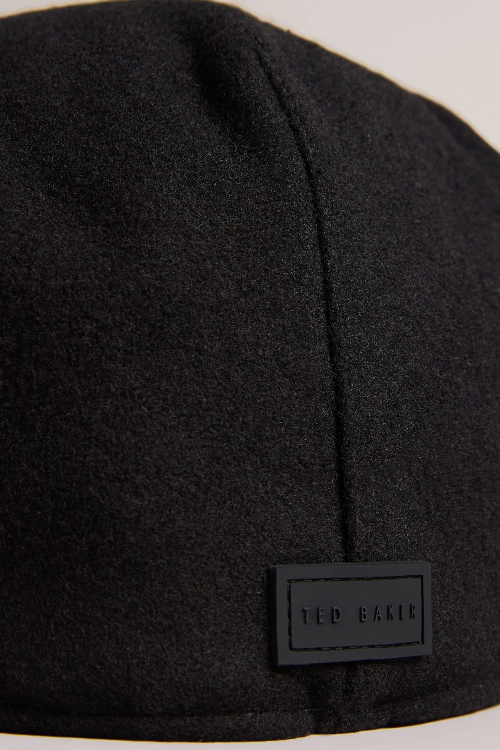 Ted Baker Alfrede Black Flat Cap 5 Ted Baker Alfrede Black Flat Cap - Image 3
