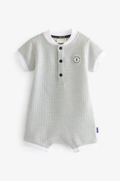 Baker By Ted Baker Grey Bomber Romper