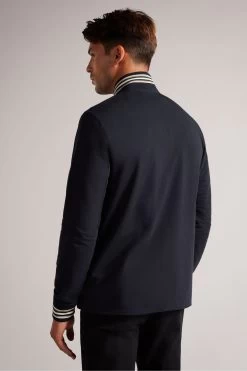 Ted Baker Hemis Blue Long Sleeved Reversible Nylon Zip Through Jacket 8 Ted Baker Hemis Blue Long Sleeved Reversible Nylon Zip Through Jacket -Ted Baker Shop D19428s2