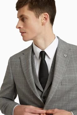 Ted Baker Grey Brushed Price Of Wales Check Regular Fit - Suit: Jacket 11 Ted Baker Grey Brushed Price Of Wales Check Regular Fit - Suit: Jacket -Ted Baker Shop D20 670s4