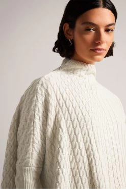 Ted Baker Natural Joilla Funnel Neck Jumper -Ted Baker Shop D25800s3