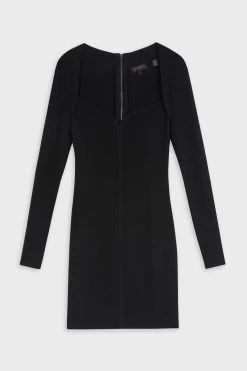 Ted Baker Mmeggi Sweetheart Neckline Black Bodycon Dress 12 Ted Baker Mmeggi Sweetheart Neckline Black Bodycon Dress -Ted Baker Shop D29924s5