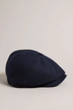 Ted Baker Boys Dark Blue Elijahs Wool Felt Baker Hat
