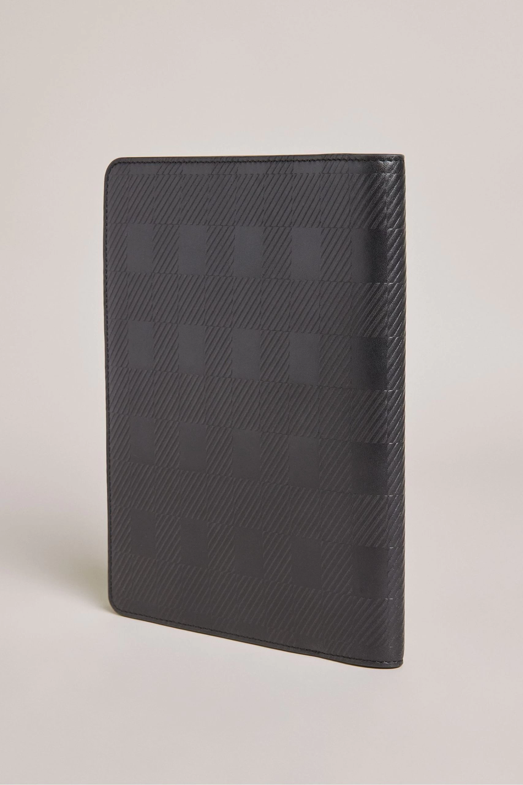 Ted Baker Conar House Check Black Leather Organiser Card Holder 4 Ted Baker Conar House Check Black Leather Organiser Card Holder - Image 2