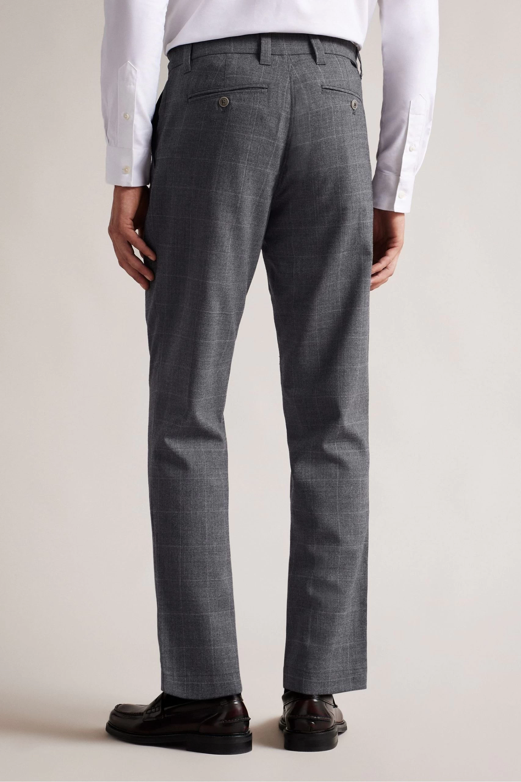 Ted Baker Regular Fit Grey Kimbar Charcoal Camburn Trainers 4 Ted Baker Regular Fit Grey Kimbar Charcoal Camburn Trainers - Image 2