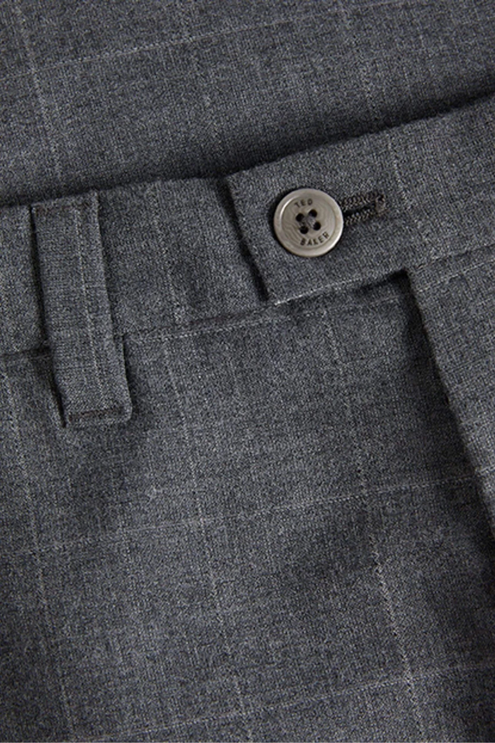 Ted Baker Regular Fit Grey Kimbar Charcoal Camburn Trainers 6 Ted Baker Regular Fit Grey Kimbar Charcoal Camburn Trainers - Image 4