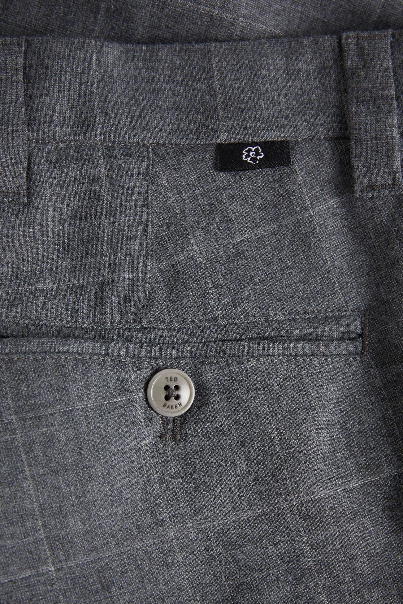 Ted Baker Regular Fit Grey Kimbar Charcoal Camburn Trainers 7 Ted Baker Regular Fit Grey Kimbar Charcoal Camburn Trainers - Image 5