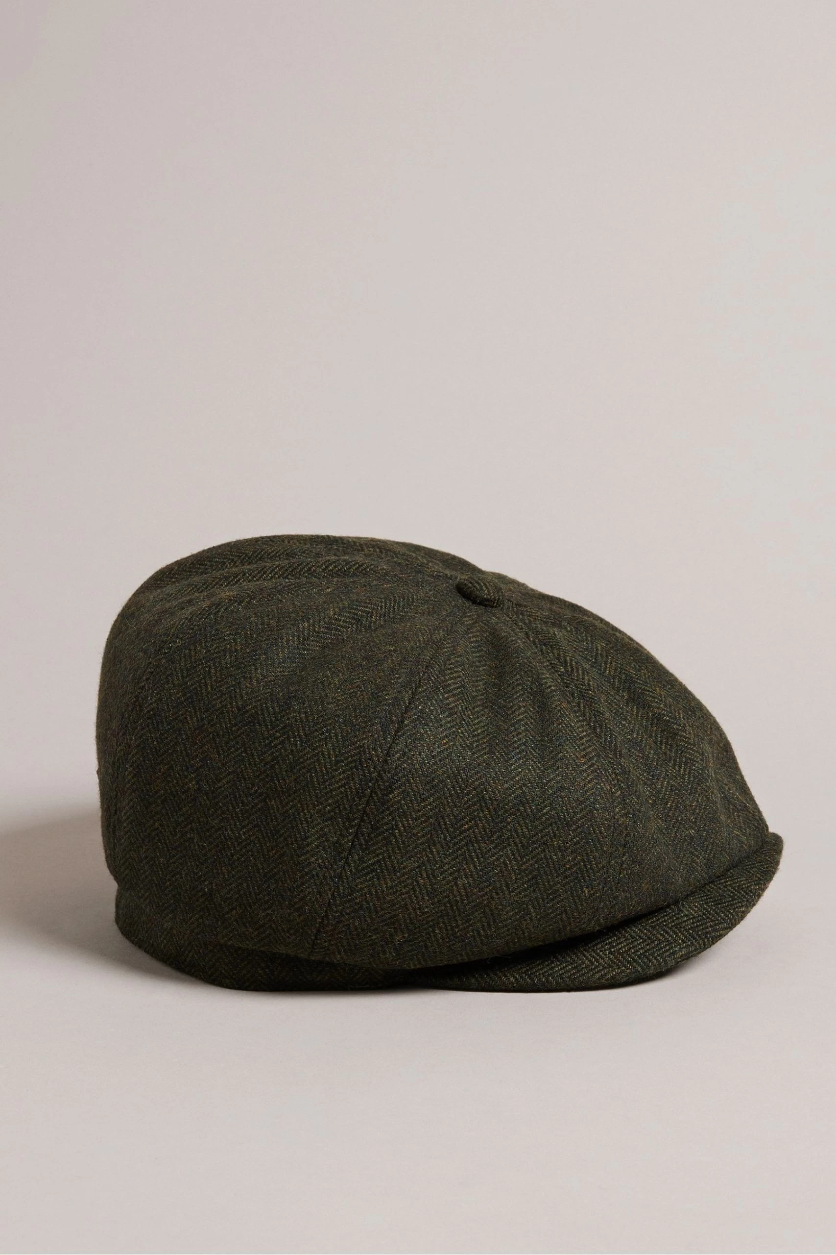Ted Baker Boys Khaki Green Olliii Wool Felt Baker Hat 3 Ted Baker Boys Khaki Green Olliii Wool Felt Baker Hat