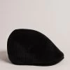 Ted Baker Loganss Cord Flat Black Cap -Ted Baker Shop D39976s