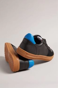 Ted Baker Barkerl Black Leather And Suede Sneakers 8 Ted Baker Barkerl Black Leather And Suede Sneakers -Ted Baker Shop D39977s3