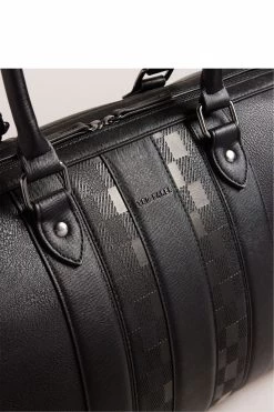 Ted Baker Waylin House Check PU Black Holdall 9 Ted Baker Waylin House Check PU Black Holdall -Ted Baker Shop D39980s3