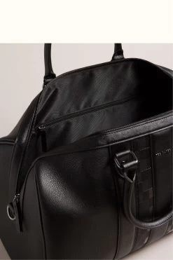 Ted Baker Waylin House Check PU Black Holdall 10 Ted Baker Waylin House Check PU Black Holdall -Ted Baker Shop D39980s4