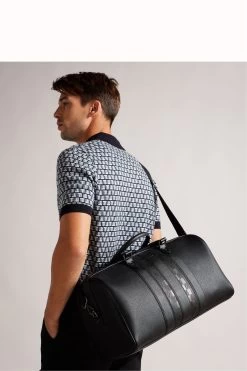 Ted Baker Waylin House Check PU Black Holdall 11 Ted Baker Waylin House Check PU Black Holdall -Ted Baker Shop D39980s5
