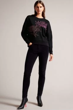 Ted Baker Genno Black Graphic Sweatshirt 9 Ted Baker Genno Black Graphic Sweatshirt -Ted Baker Shop D40090s3