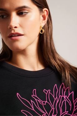 Ted Baker Genno Black Graphic Sweatshirt 10 Ted Baker Genno Black Graphic Sweatshirt -Ted Baker Shop D40090s4