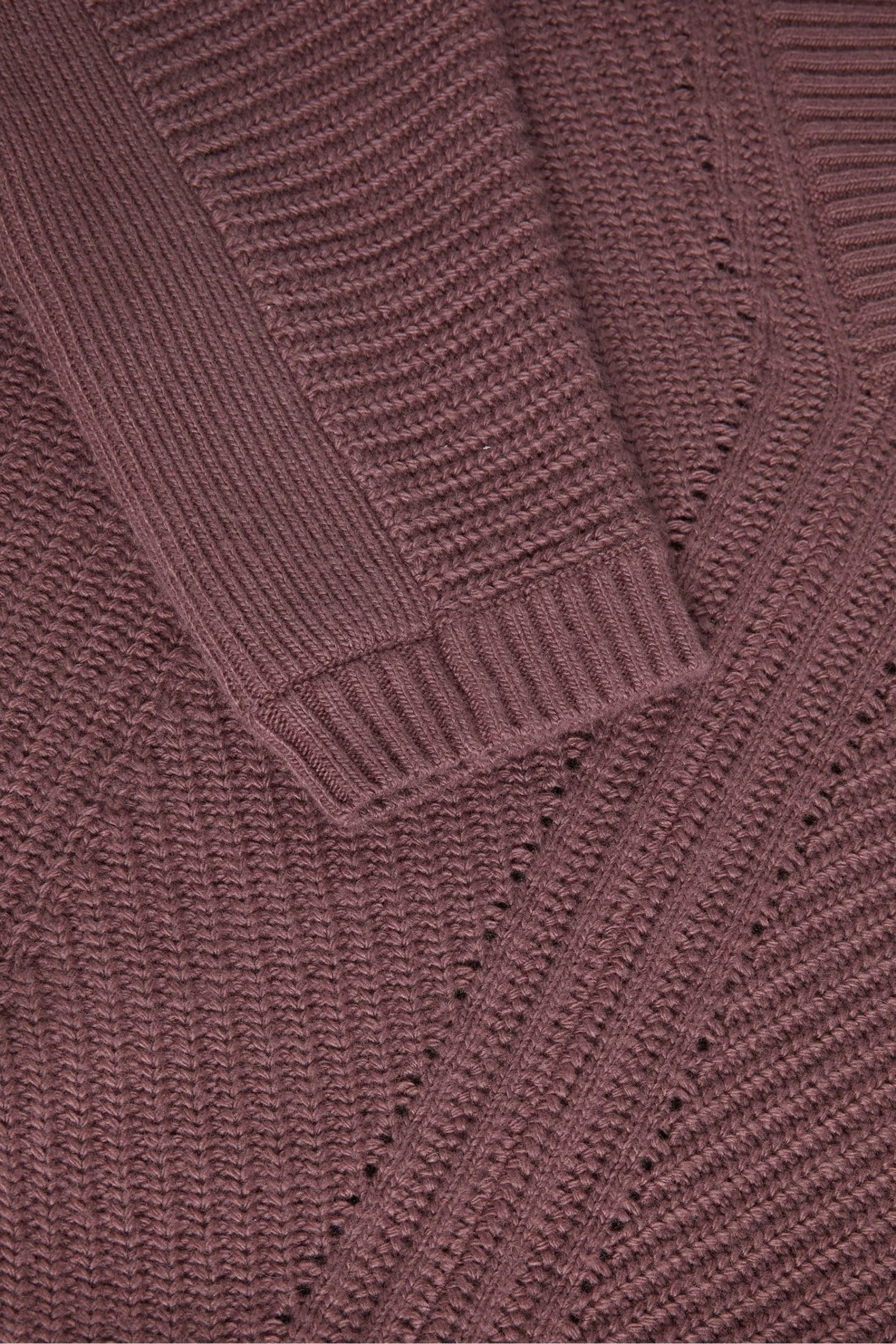 Ted Baker Natural Lerissa Engineered Slouchy V-Neck Sweater 7 Ted Baker Natural Lerissa Engineered Slouchy V-Neck Sweater - Image 5