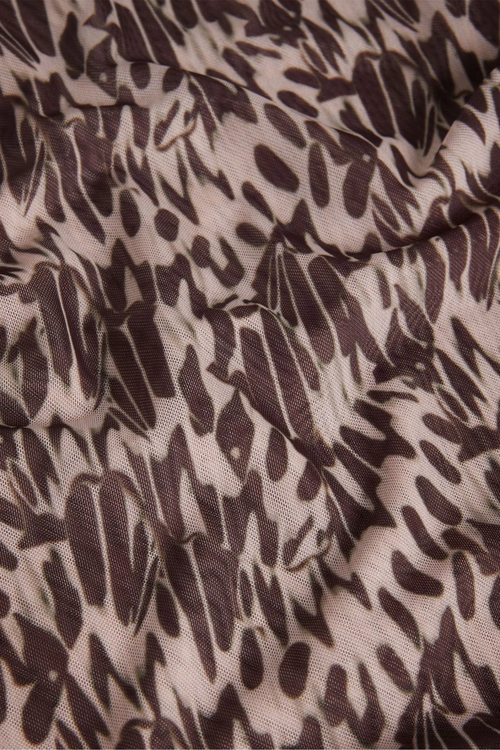 Ted Baker Nude-Pink Jumila Fitted High Neck Top 7 Ted Baker Nude-Pink Jumila Fitted High Neck Top - Image 5