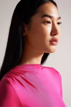 Ted Baker Red Eloria Twist Neck Fitted Top 10 Ted Baker Red Eloria Twist Neck Fitted Top -Ted Baker Shop D40114s4