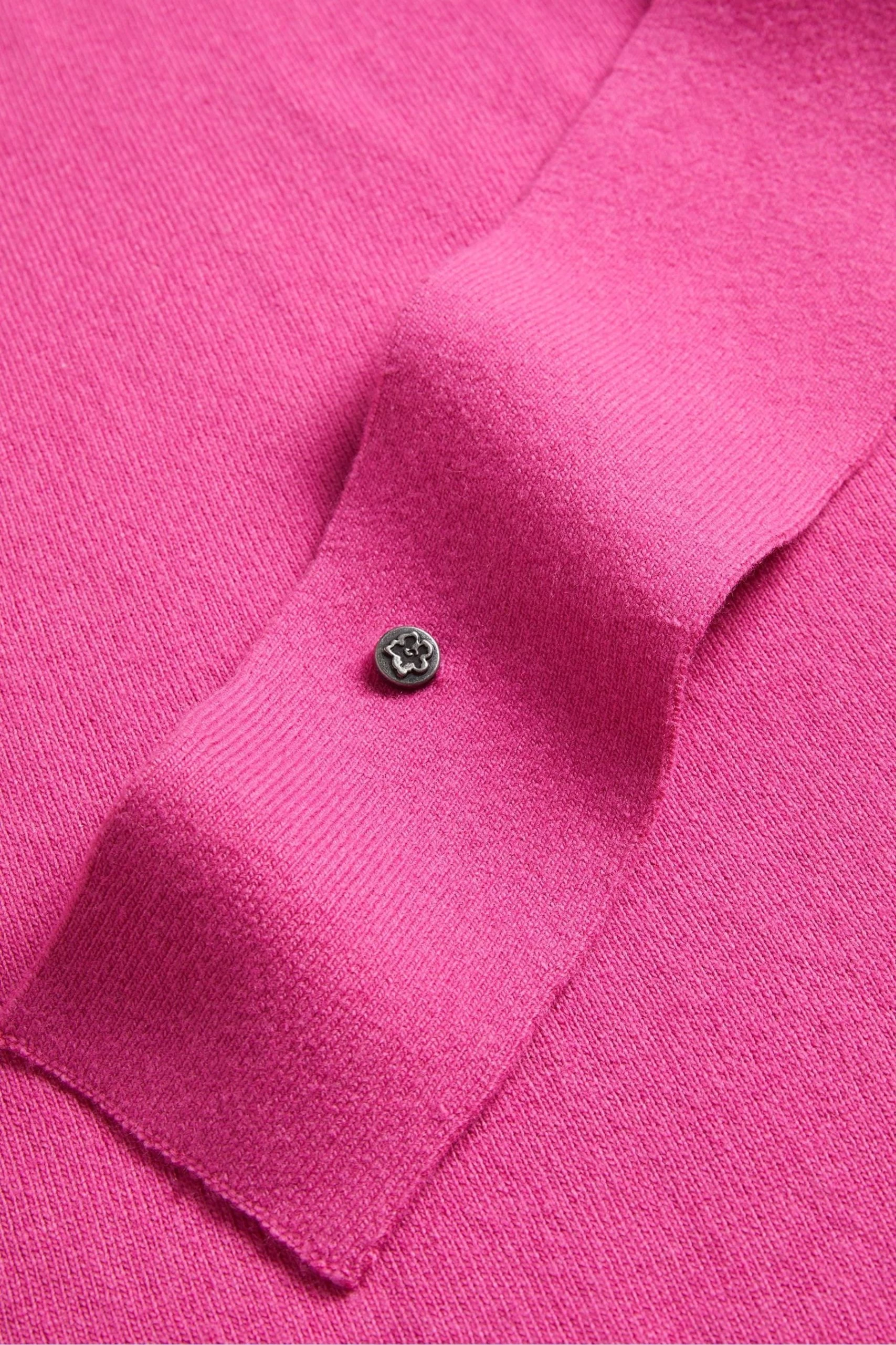 Ted Baker Pink Essya Slouchy Tie Front Midi Knit Dress 6 Ted Baker Pink Essya Slouchy Tie Front Midi Knit Dress - Image 4