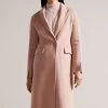 Ted Baker Dusky Pink Serinn Single Breasted Midaxi Coat 1 Ted Baker Dusky Pink Serinn Single Breasted Midaxi Coat -Ted Baker Shop D40155s