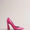 Ted Baker Pink Teyma Leather Court Shoes