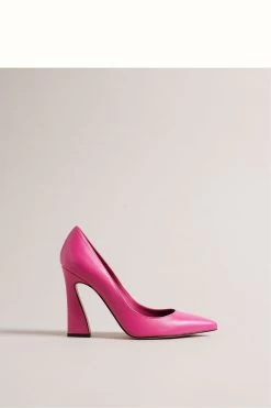 Ted Baker Pink Teyma Leather Court Shoes
