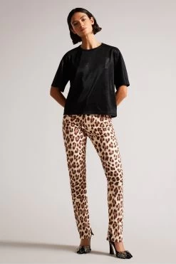 Ted Baker Georia Glitsy Black T-Shirt 9 Ted Baker Georia Glitsy Black T-Shirt -Ted Baker Shop D40161s3