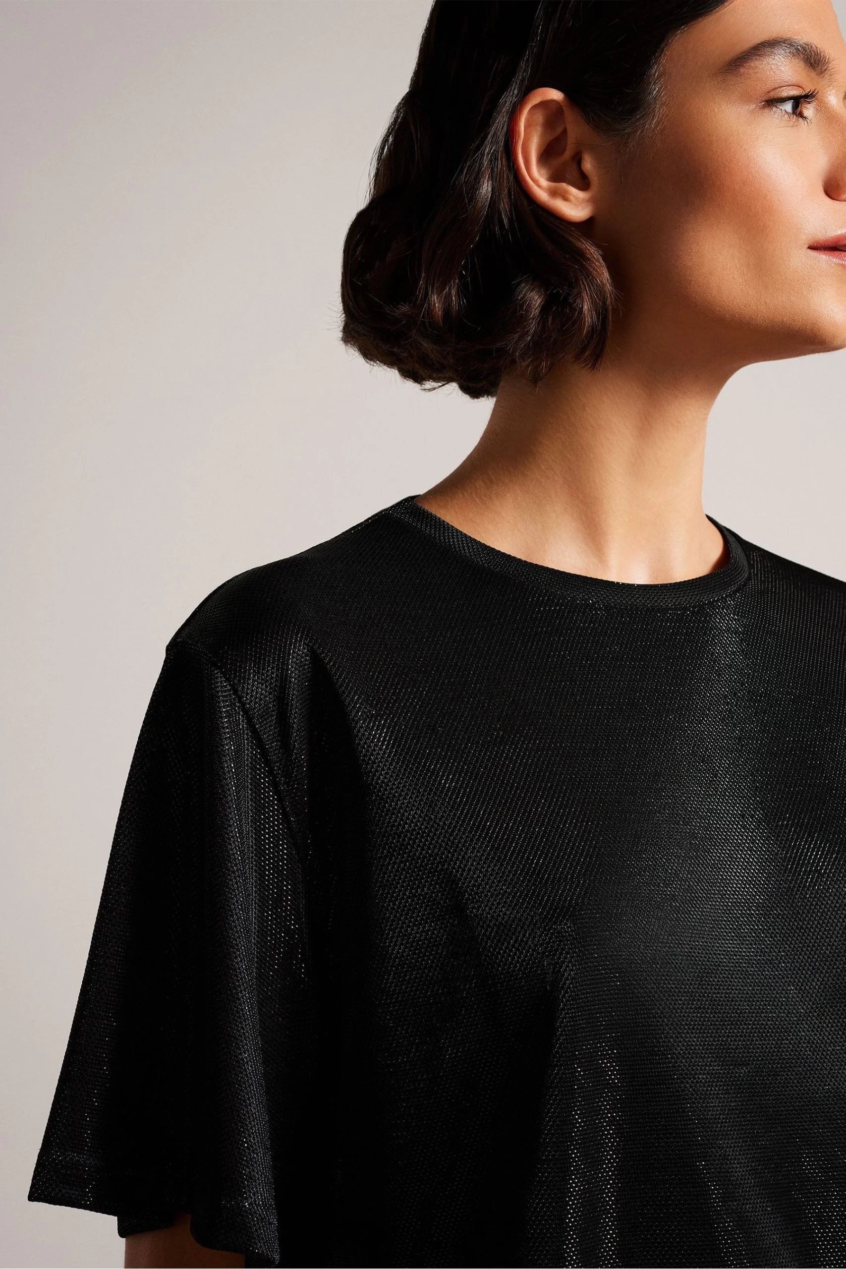 Ted Baker Georia Glitsy Black T-Shirt 6 Ted Baker Georia Glitsy Black T-Shirt - Image 4