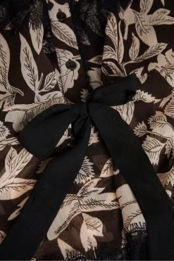 Ted Baker Alness Drawstring Waist Brown Blouse With Contrast Lace 11 Ted Baker Alness Drawstring Waist Brown Blouse With Contrast Lace -Ted Baker Shop D40165s5