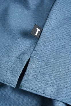 Ted Baker Mid-Blue Allard Jacquard Polo Shirt 9 Ted Baker Mid-Blue Allard Jacquard Polo Shirt -Ted Baker Shop D40231s4