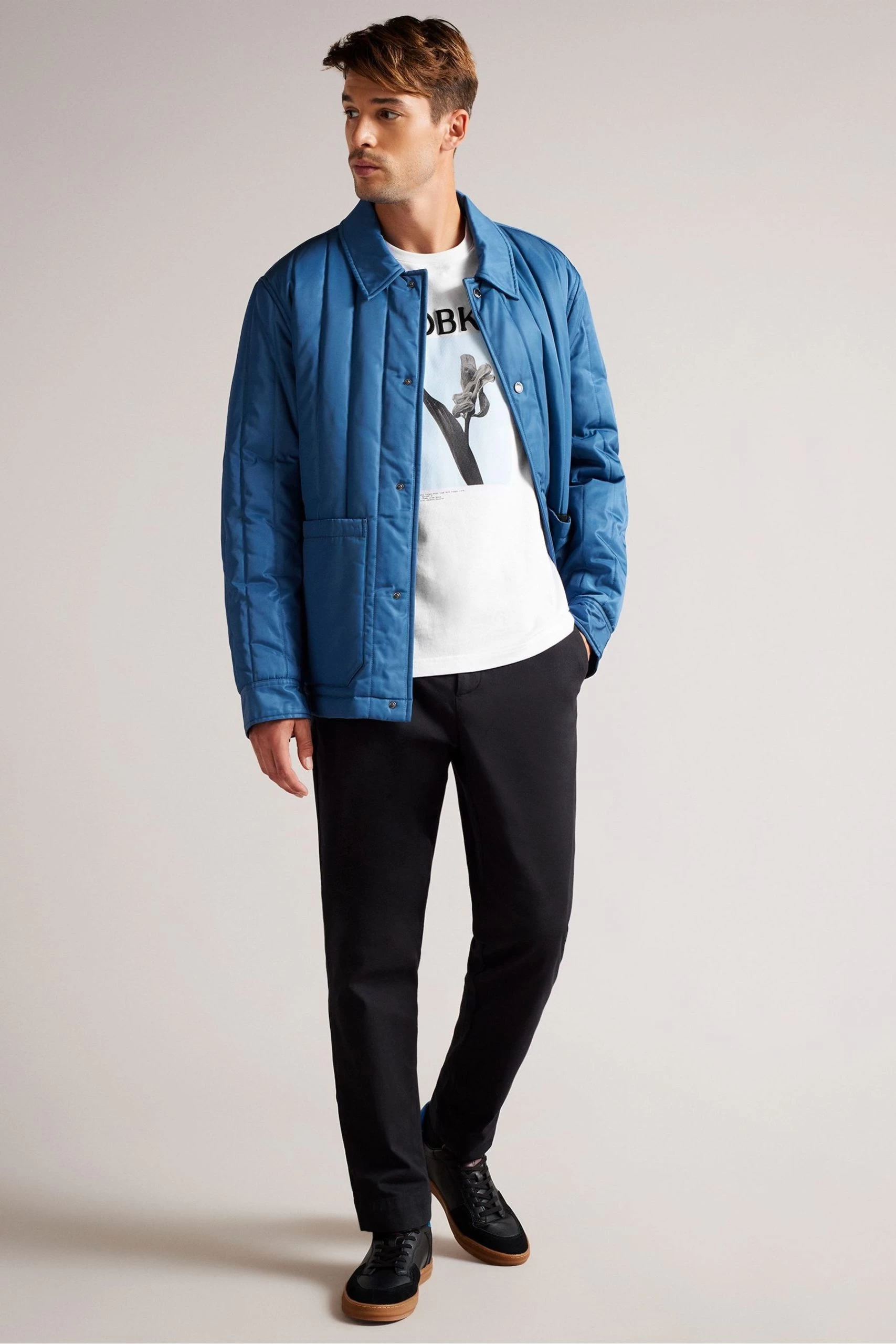 Ted Baker Regular Airie White Printed T-Shirt 5 Ted Baker Regular Airie White Printed T-Shirt - Image 3