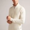 Ted Baker Meaddo Natural Regular Half Zip Jumper 1 Ted Baker Meaddo Natural Regular Half Zip Jumper -Ted Baker Shop D44192s