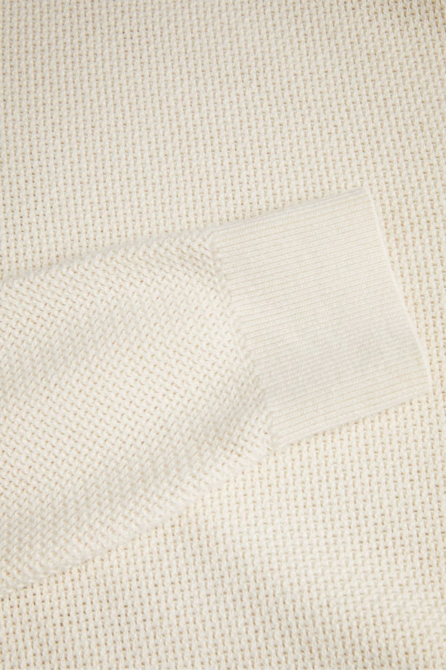 Ted Baker Meaddo Natural Regular Half Zip Jumper 9 Ted Baker Meaddo Natural Regular Half Zip Jumper - Image 7