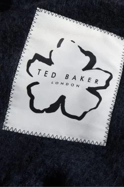 Ted Baker Tiba Black Long Tassel Oversized Scarf 11 Ted Baker Tiba Black Long Tassel Oversized Scarf -Ted Baker Shop D44214s5