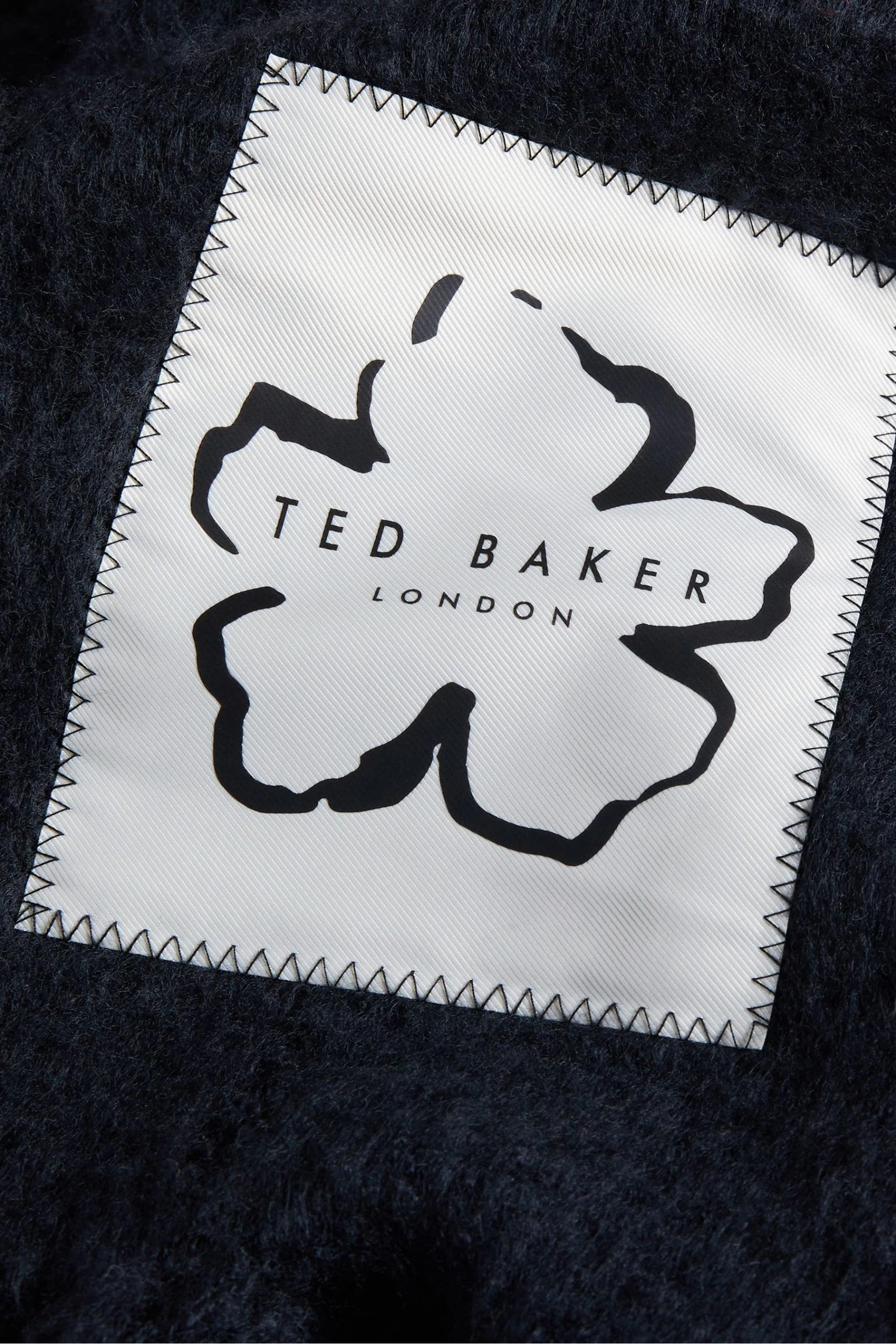 Ted Baker Tiba Black Long Tassel Oversized Scarf 7 Ted Baker Tiba Black Long Tassel Oversized Scarf - Image 5