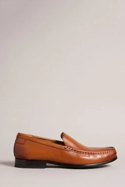 Ted Baker Natural Labi Leather Penny Loafers