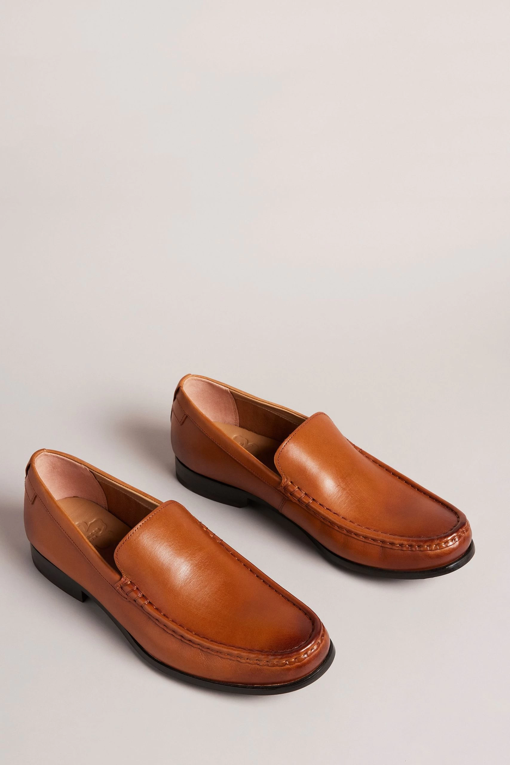 Ted Baker Natural Labi Leather Penny Loafers 4 Ted Baker Natural Labi Leather Penny Loafers - Image 2