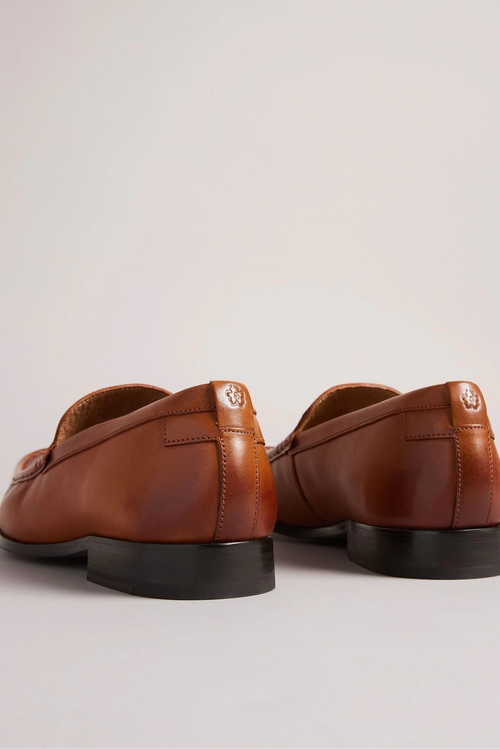 Ted Baker Natural Labi Leather Penny Loafers 5 Ted Baker Natural Labi Leather Penny Loafers - Image 3